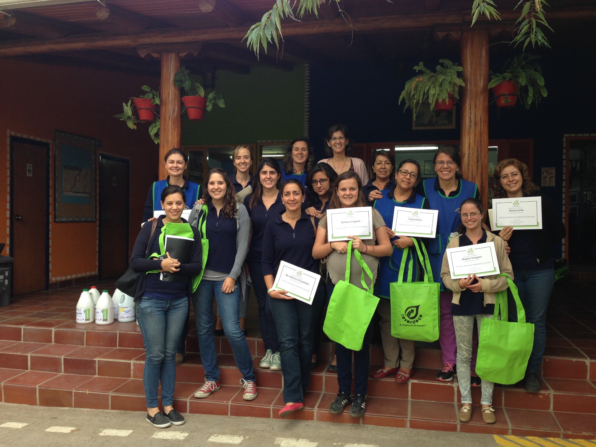 Docentes participantes de Movimiento Verde